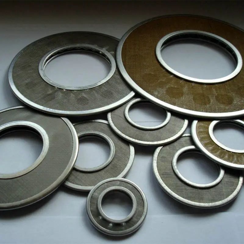 环形铝包边双层滤油器